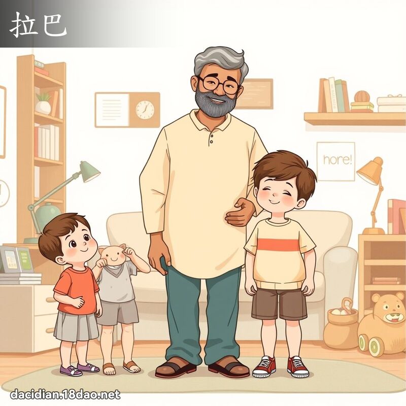 拉巴 - 国语大辞典配图