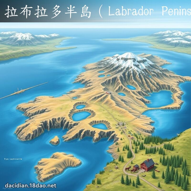 拉布拉多半岛（Labrador Peninsula) - 国语大辞典配图