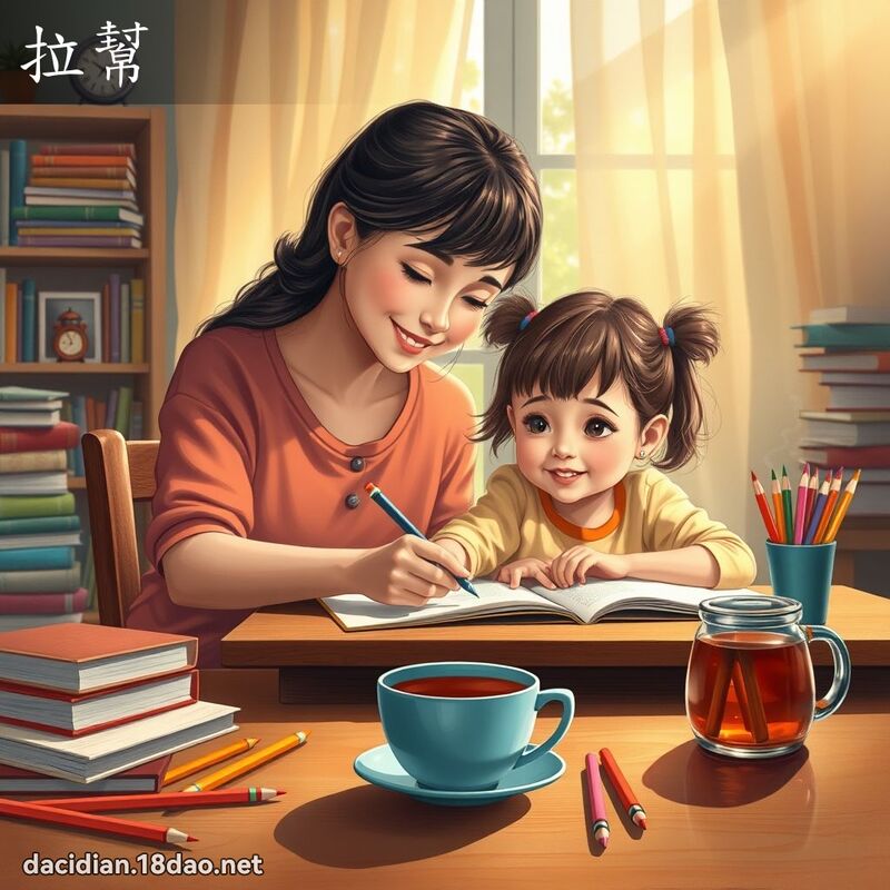 拉帮 - 国语大辞典配图