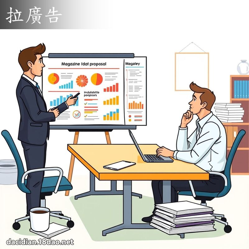 拉廣告 - 國語大辭典配圖