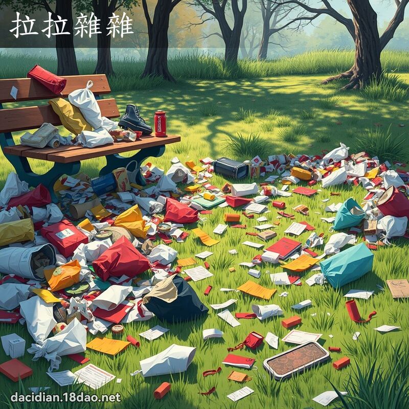 拉拉杂杂 - 国语大辞典配图