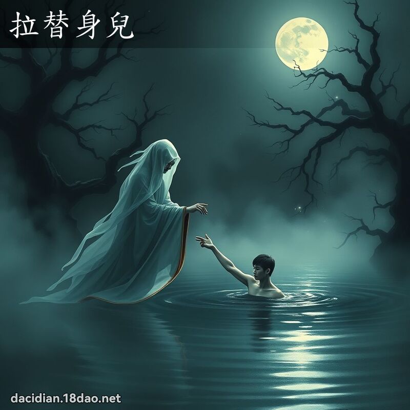 拉替身儿 - 国语大辞典配图