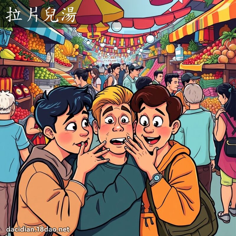 拉片兒湯 - 國語大辭典配圖