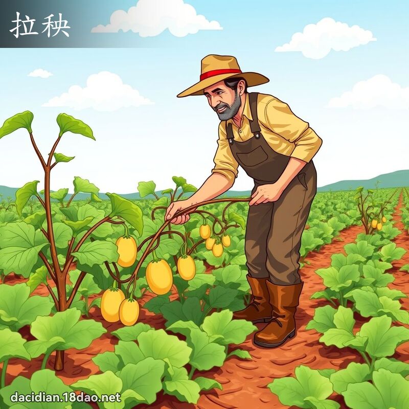 拉秧 - 國語大辭典配圖