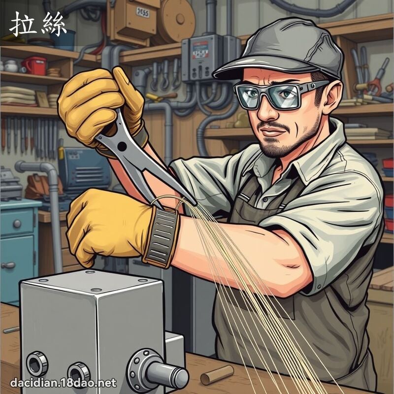 拉丝 - 国语大辞典配图