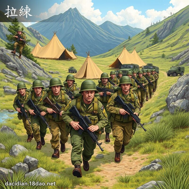 拉练 - 国语大辞典配图