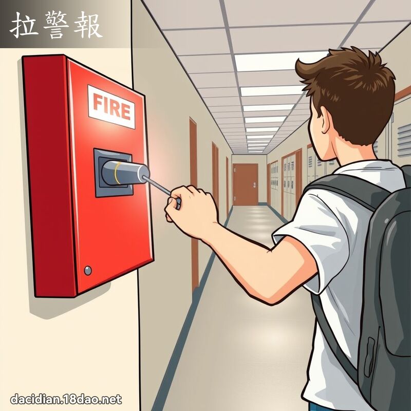 拉警報 - 國語大辭典配圖