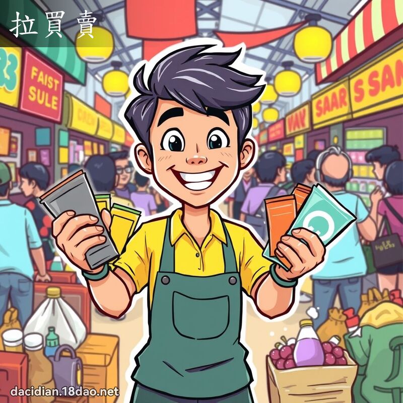 拉買賣 - 國語大辭典配圖