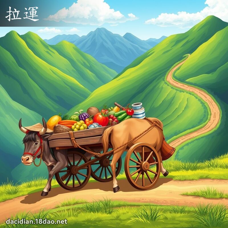 拉運 - 國語大辭典配圖