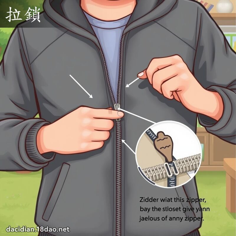 拉鎖 - 國語大辭典配圖