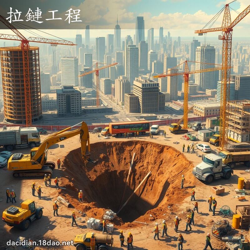拉鏈工程 - 国语大辞典配图