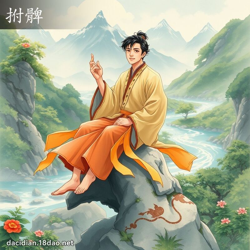 拊髀 - 国语大辞典配图
