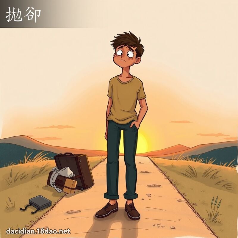 拋却 - 国语大辞典配图