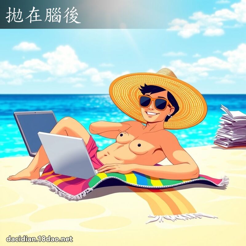 拋在腦後 - 國語大辭典配圖