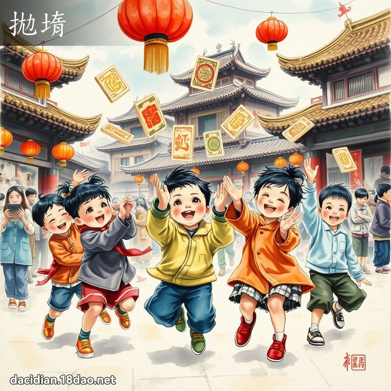 拋堶 - 國語大辭典配圖