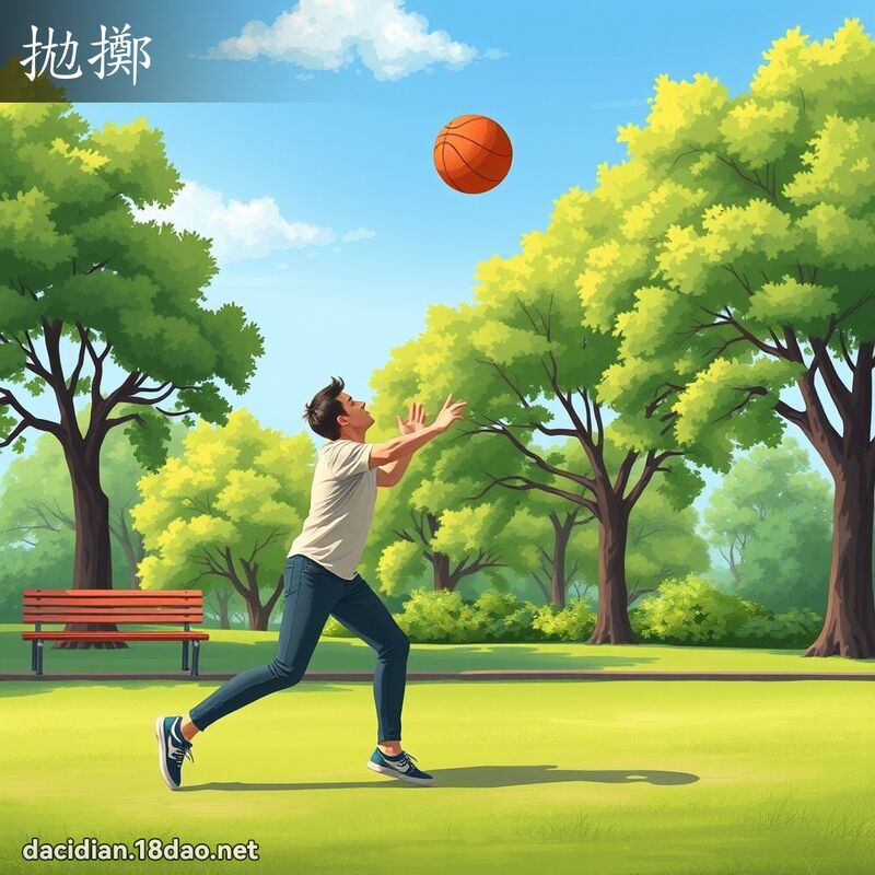 拋掷 - 国语大辞典配图