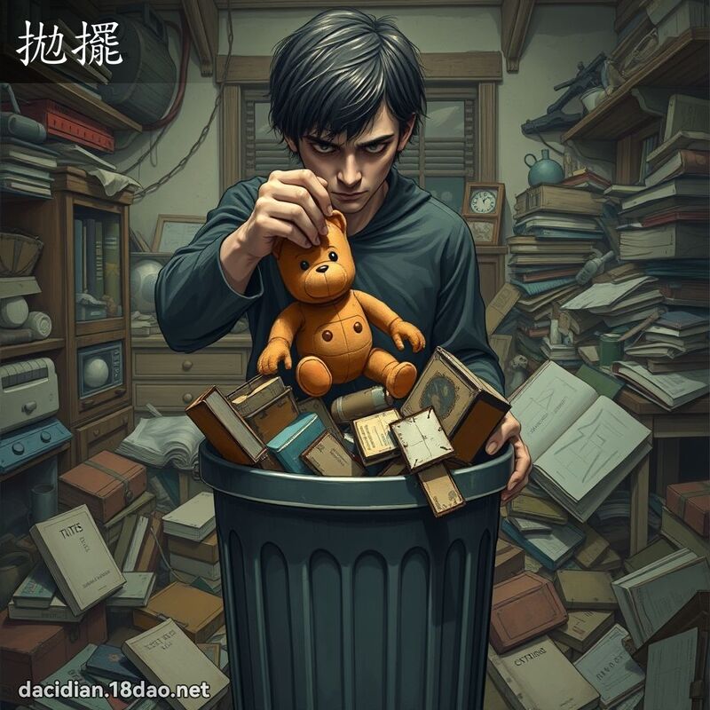 拋擺 - 國語大辭典配圖