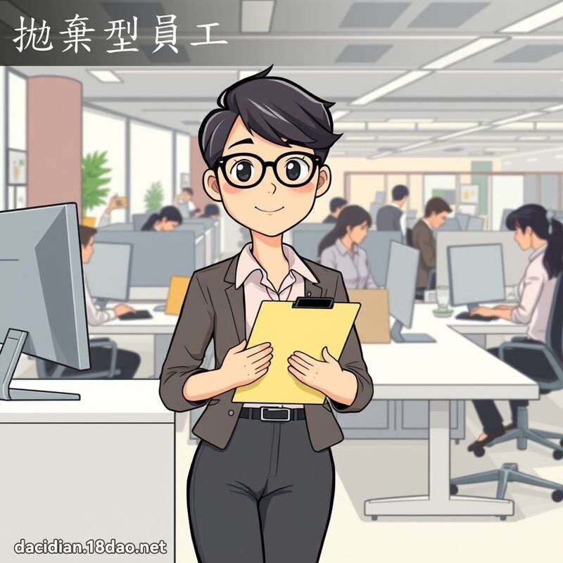 拋弃型员工 - 国语大辞典配图