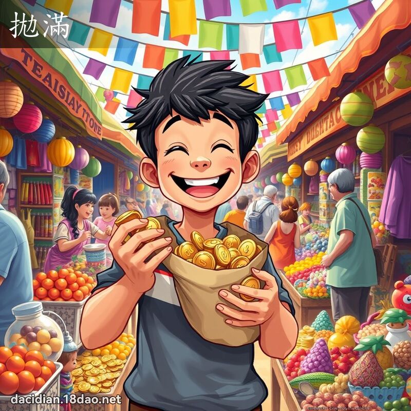 拋滿 - 國語大辭典配圖