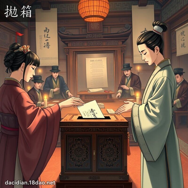 拋箱 - 國語大辭典配圖