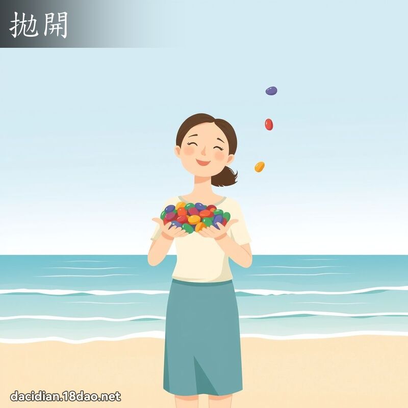 拋开 - 国语大辞典配图