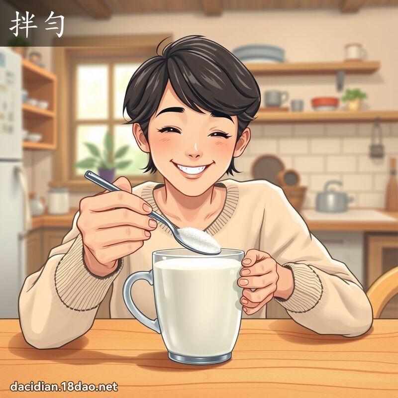 拌勻 - 國語大辭典配圖