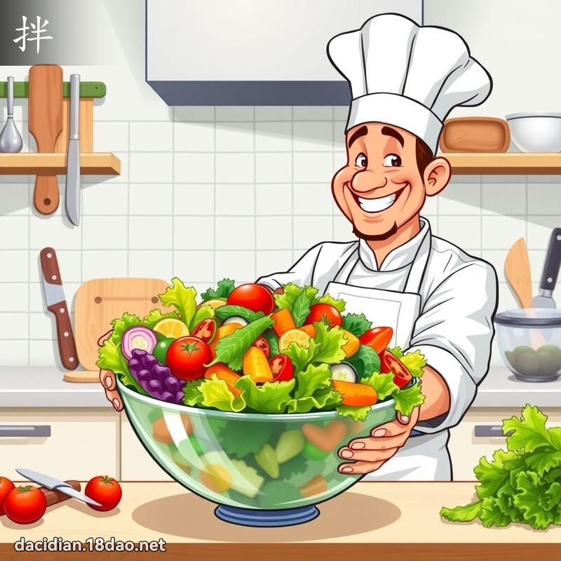 汉字: 拌 (多音字)