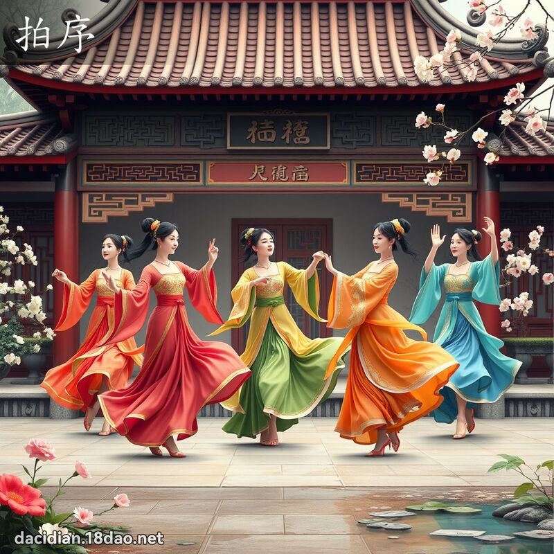 拍序 - 国语大辞典配图