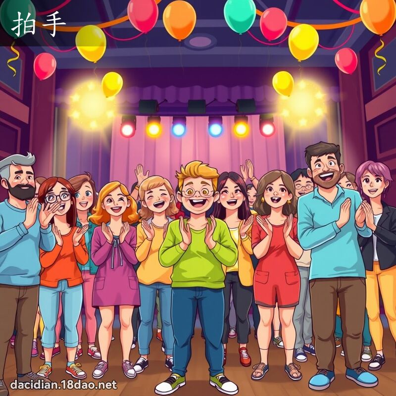 拍手 - 国语大辞典配图