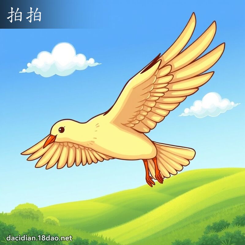 词语: 拍拍 (多意词)