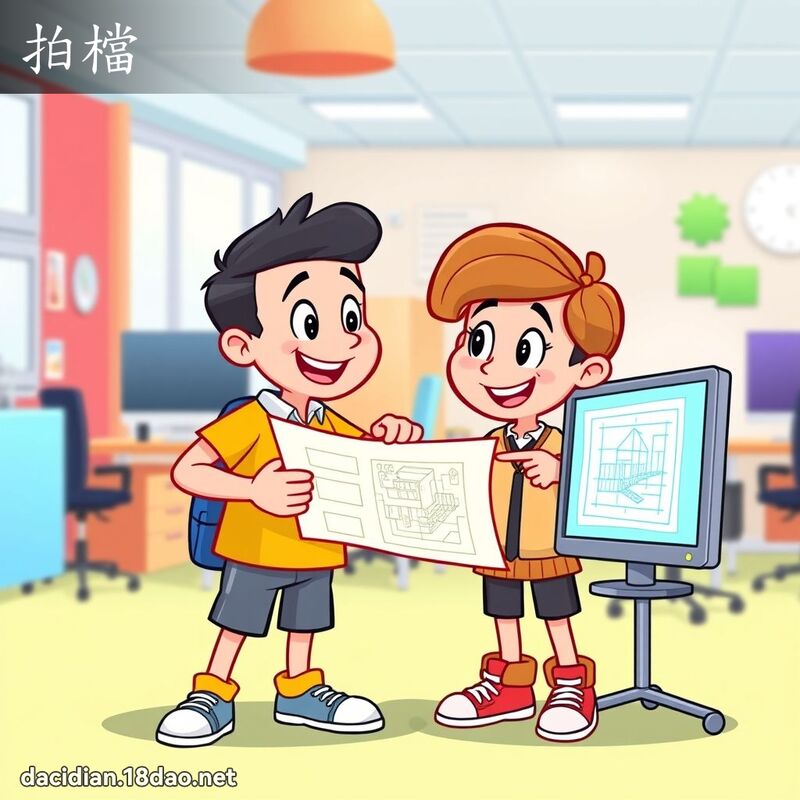 拍檔 - 國語大辭典配圖