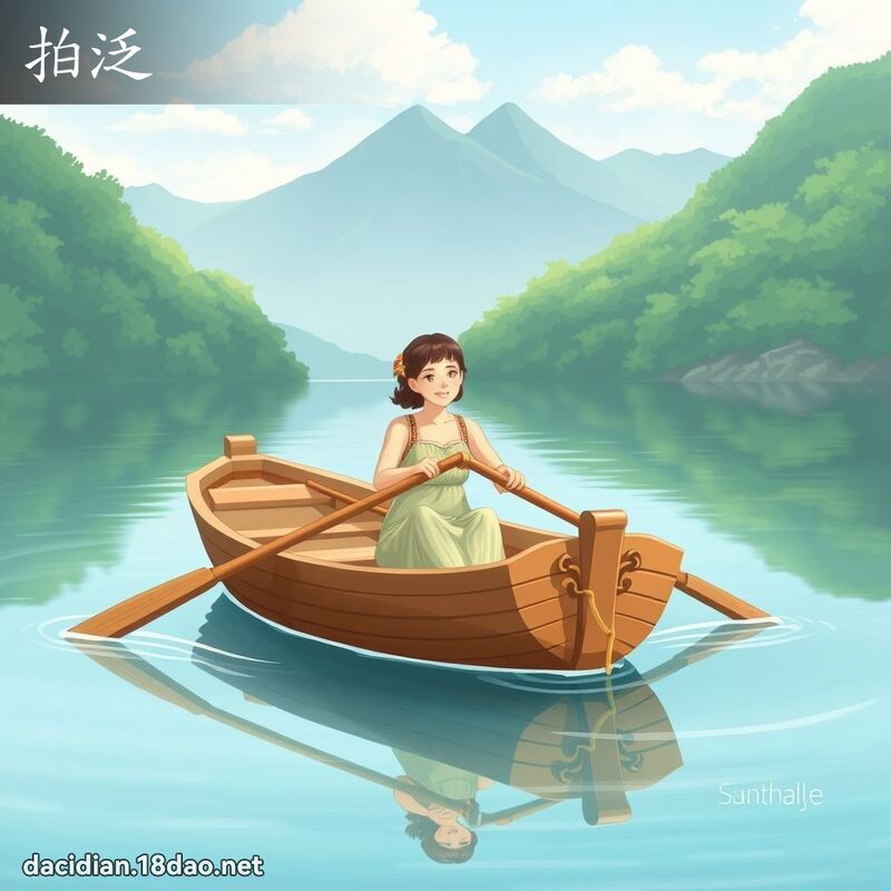 拍泛 - 國語大辭典配圖