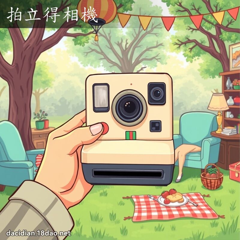 拍立得相機 - 國語大辭典配圖