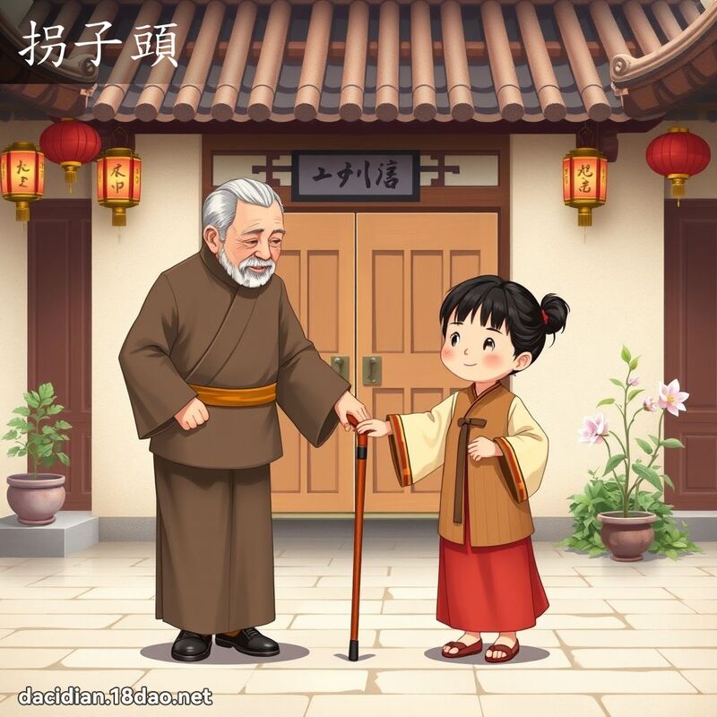 拐子头 - 国语大辞典配图
