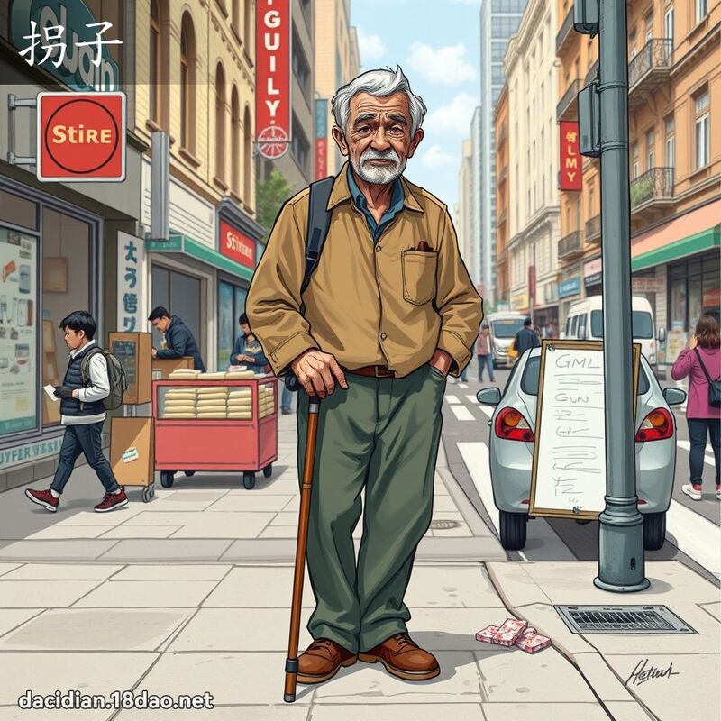 拐子 - 国语大辞典配图