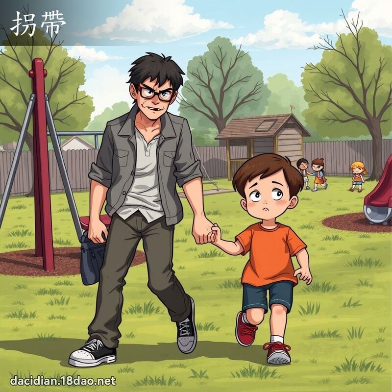 拐帶 - 國語大辭典配圖