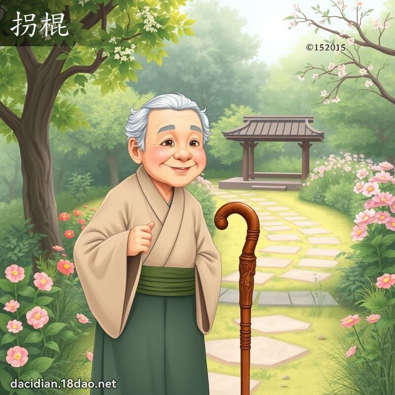 拐棍 - 國語大辭典配圖