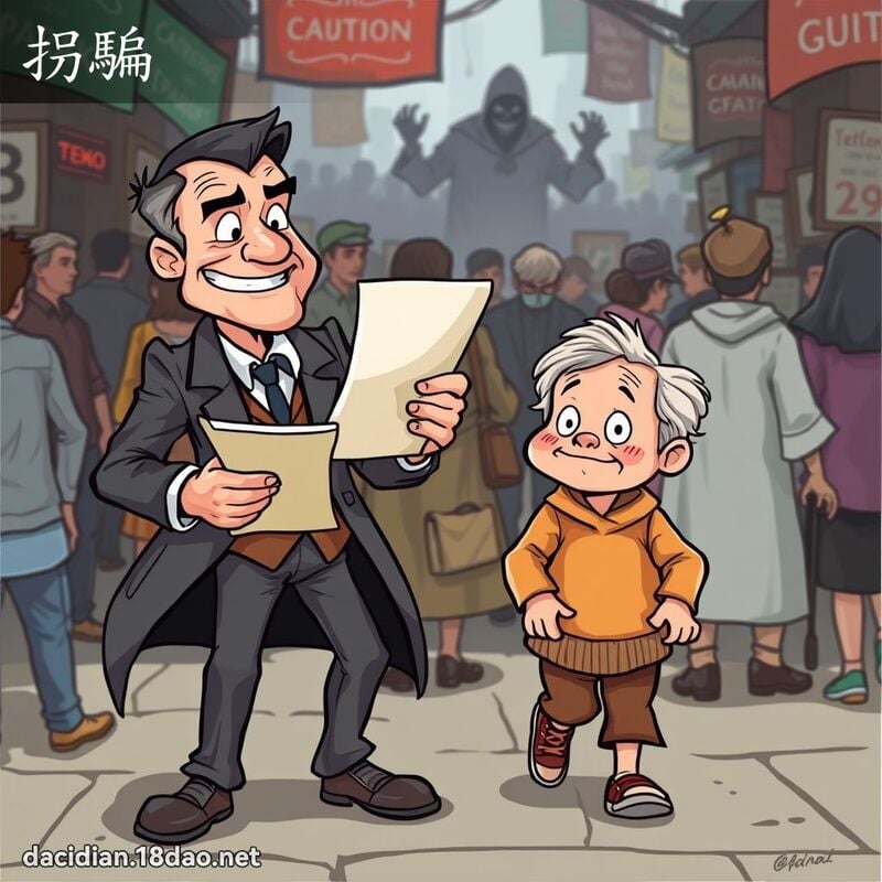拐骗 - 国语大辞典配图