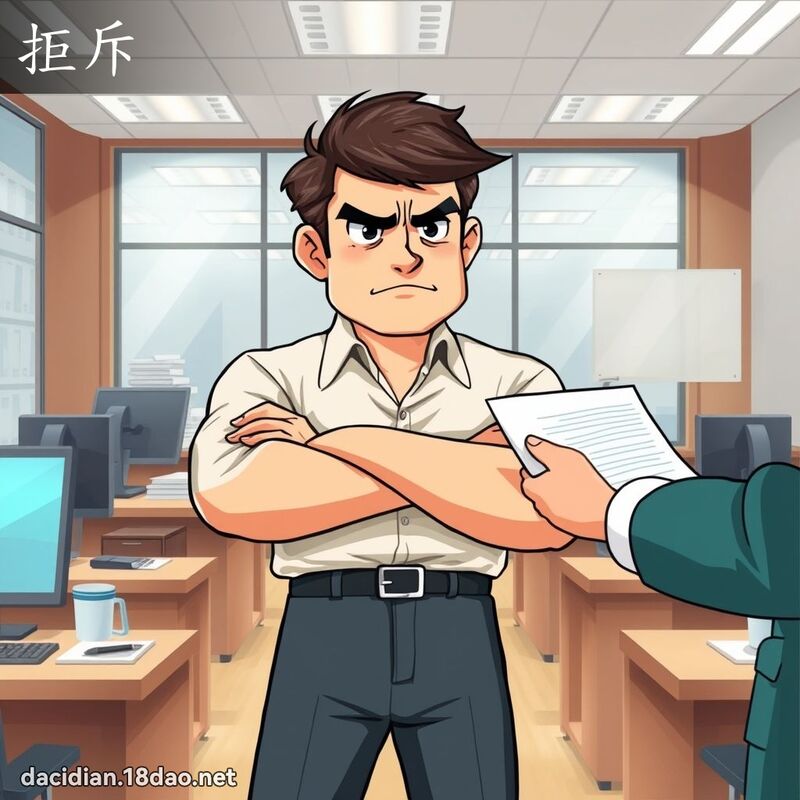 拒斥 - 國語大辭典配圖