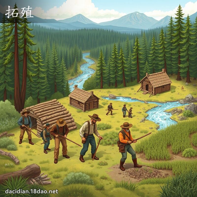 拓殖 - 国语大辞典配图