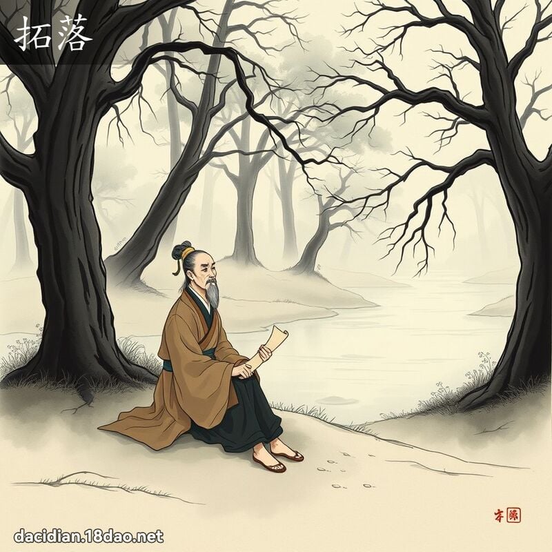 拓落 - 國語大辭典配圖