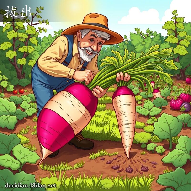 拔出 - 國語大辭典配圖