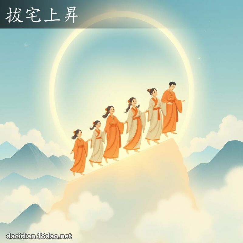 拔宅上昇 - 国语大辞典配图