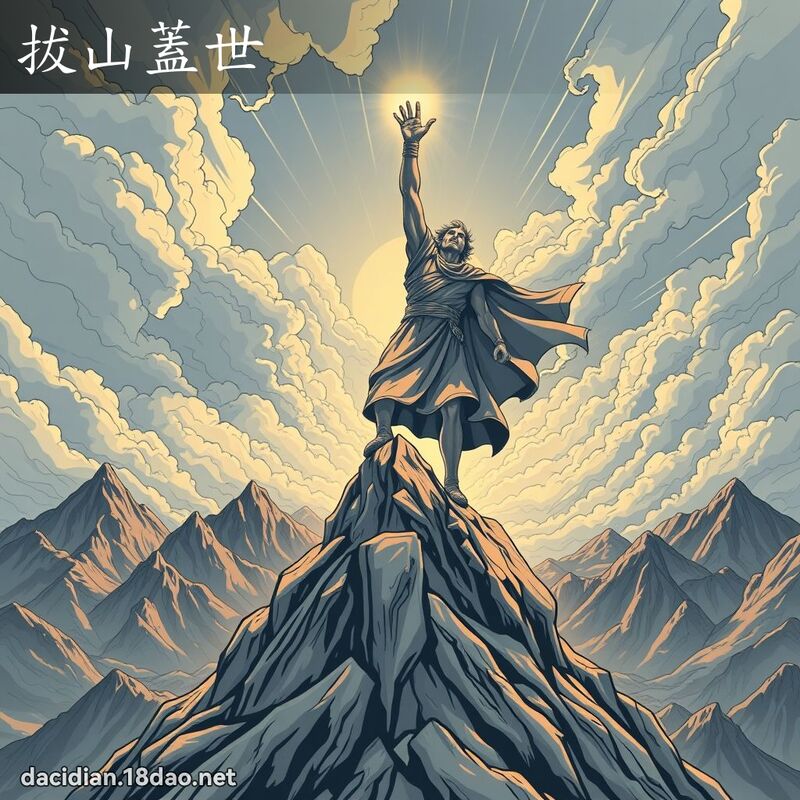 拔山盖世 - 国语大辞典配图