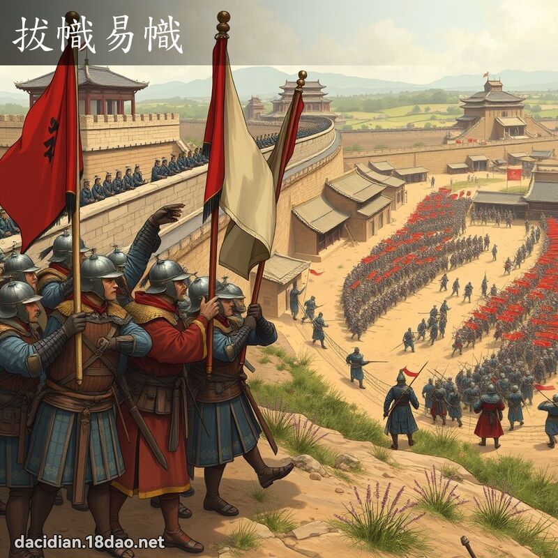 拔幟易幟 - 國語大辭典配圖