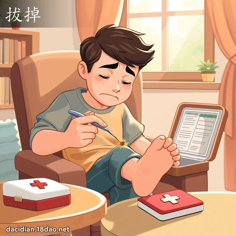 拔掉 - 國語大辭典配圖