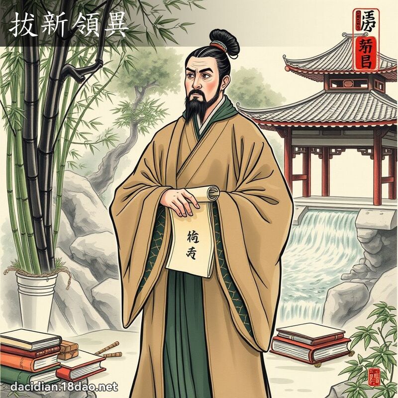 拔新領異 - 國語大辭典配圖