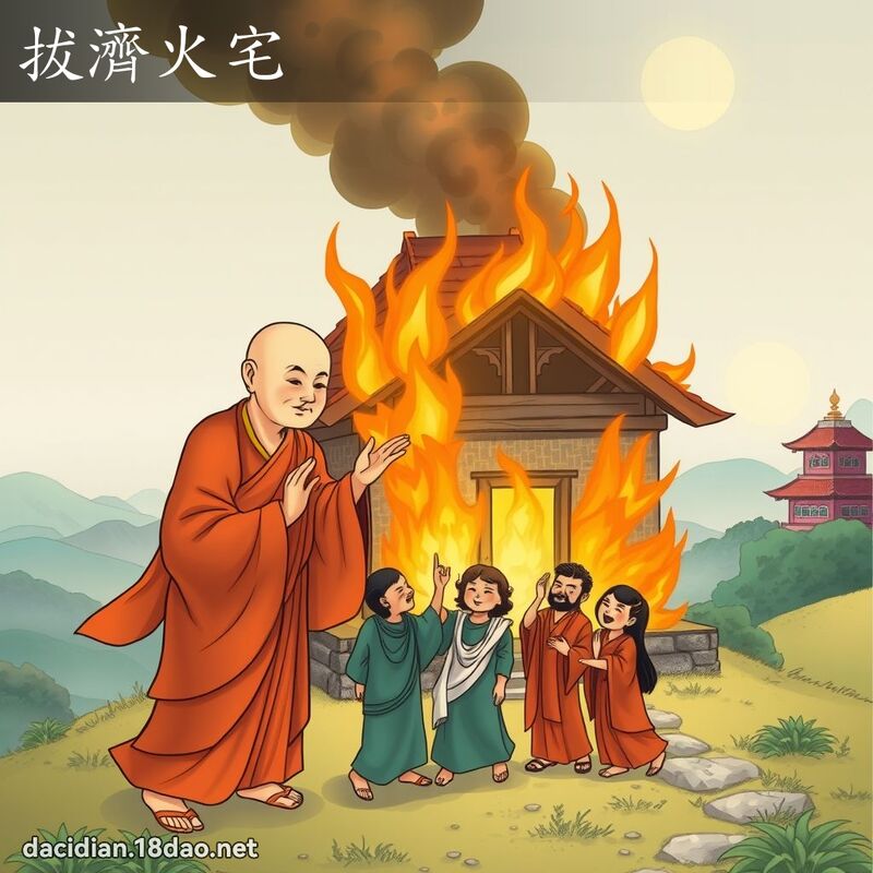 拔济火宅 - 国语大辞典配图
