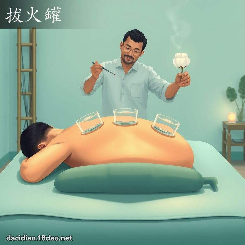 拔火罐 - 國語大辭典配圖