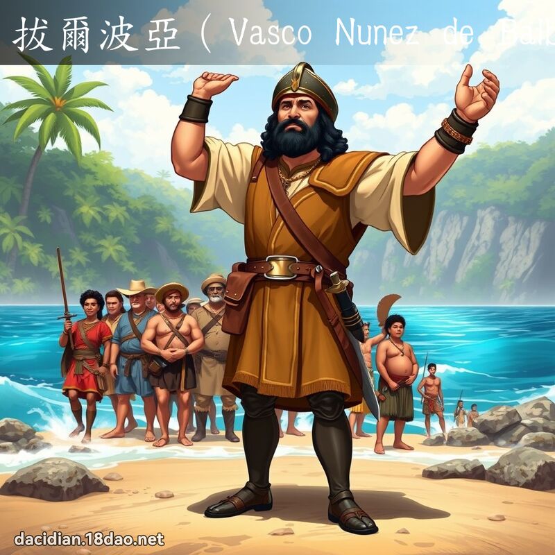 拔尔波亚（Vasco Nunez de Balboa） - 国语大辞典配图